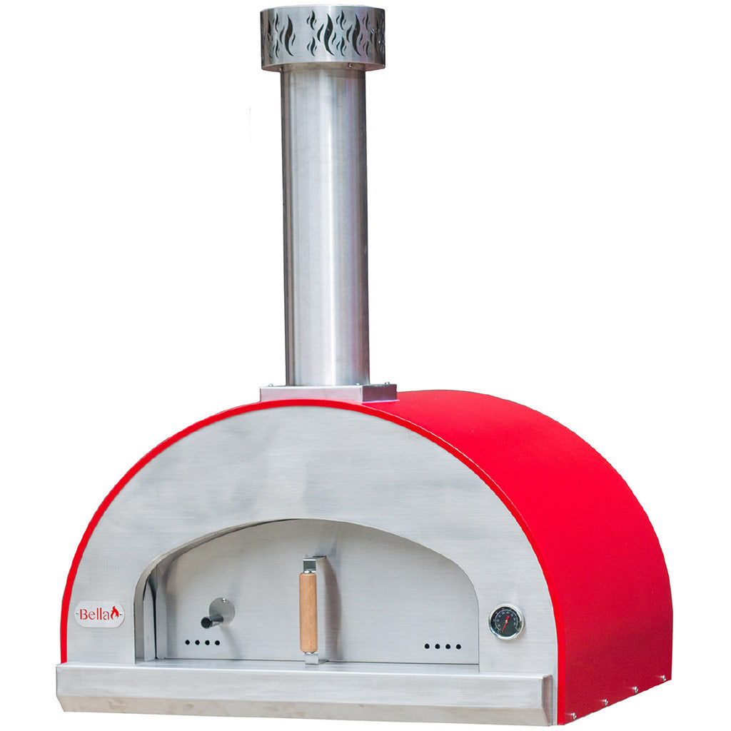 Forno Bravo Bella Outdoor Living Grande 32 Wood Fired Pizza Oven with Cart - Firewalker Ovens